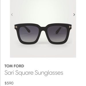 Tom Ford Campbell Shiny Black / Gray Sunglasses Tf198 01a 53mm